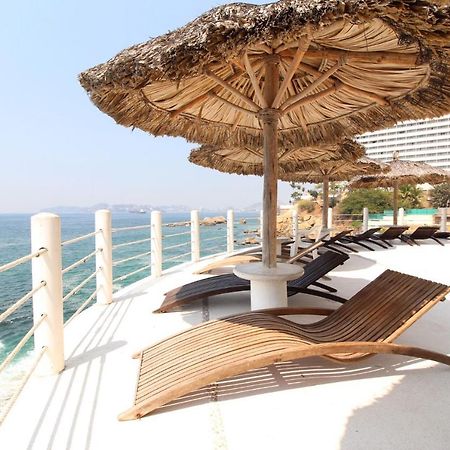 Suites con Playa Privada en Condominio Torres Gemelas Acapulco Exterior foto