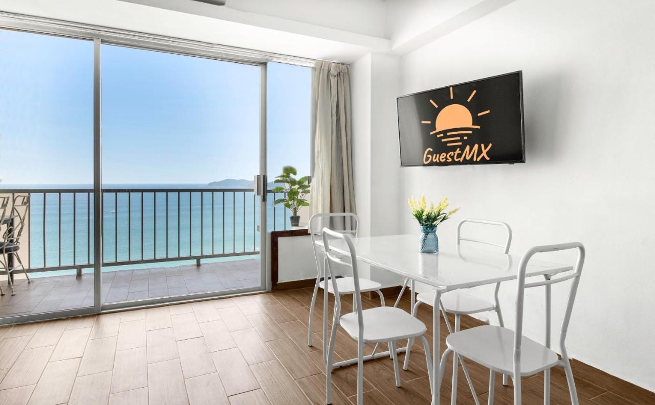 Suites con Playa Privada en Condominio Torres Gemelas Acapulco Exterior foto