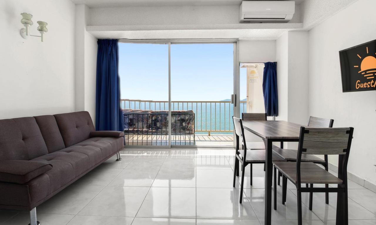 Suites con Playa Privada en Condominio Torres Gemelas Acapulco Exterior foto